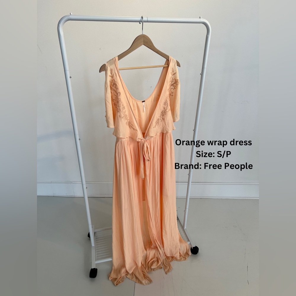 Free People Orange dress